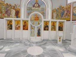 Saint Nicholas Greek Orthodox Church using Pentelic Marble